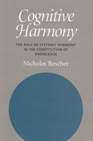 Książka Cognitive Harmony Nicholas Rescher
