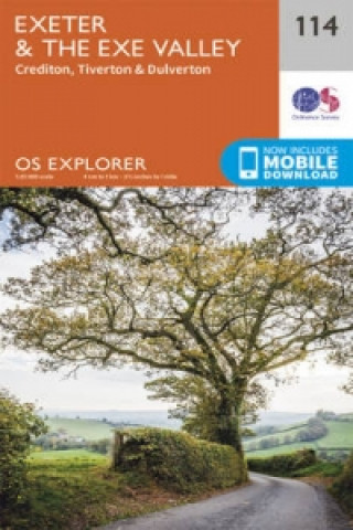 Tiskanica Exeter and the Exe Valley Ordnance Survey
