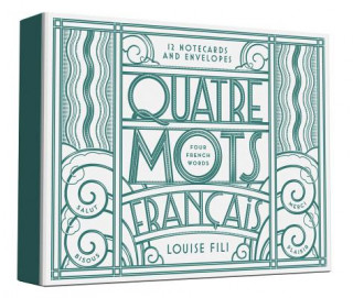 Drucksachen Quatre Mots Francais Notecards Louise Fili