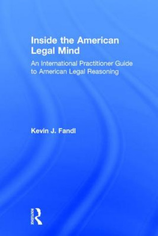 Knjiga Inside the American Legal Mind Kevin J. Fandl