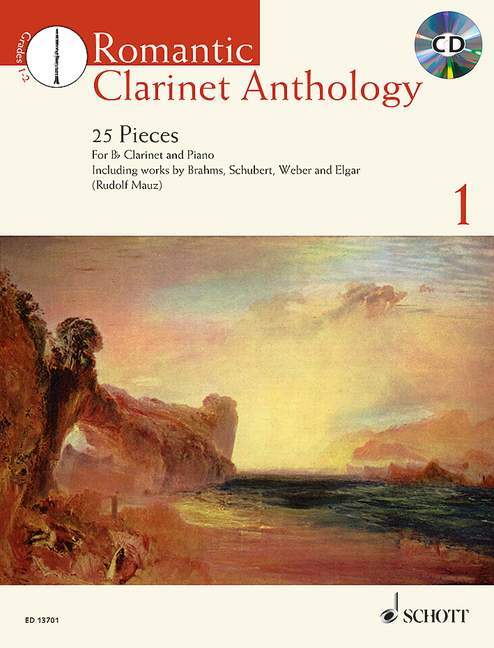 Tiskovina Romantic Clarinet Anthology Vol. 1 RUDOLF MAUZ