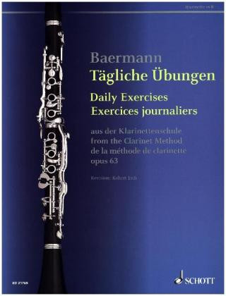 Libro DAILY EXERCISES OP 63 CARL BAERMANN