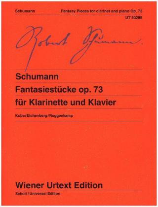 Carte FANTASY PIECES FOR CLARINET & PIANO OP 7 Robert Schumann