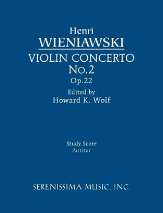 Książka Violin Concerto No.2, Op.22 Henri Wieniawski