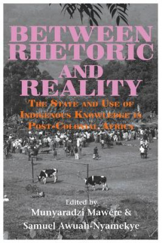 Könyv Between Rhetoric and Reality. The State and Use of Indigenous Knowledge in Post-Colonial Africa Munyaradzi Mawere