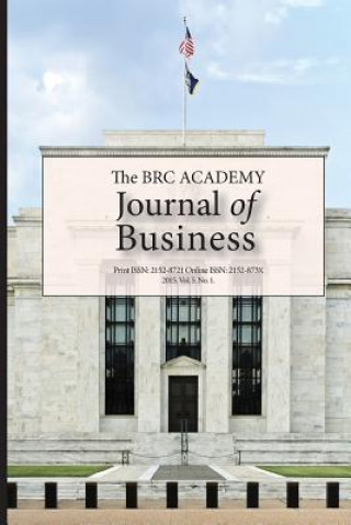 Kniha BRC Academy Journal of Business Vol. 5 No. 1 Paul Richardson