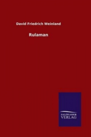 Buch Rulaman David Friedrich Weinland