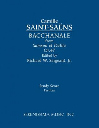 Kniha Bacchanale, Op.47 Camille Saint-Saens