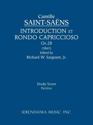 Kniha Introduction et Rondo Capriccioso, Op.28 Camille Saint-Saens