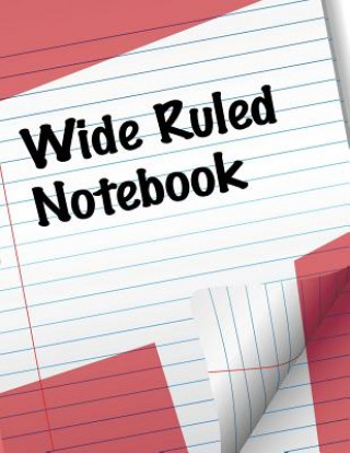 Książka Wide Ruled Notebook Speedy Publishing LLC