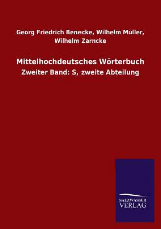 Carte Mittelhochdeutsches Woerterbuch Wilhelm Zarncke