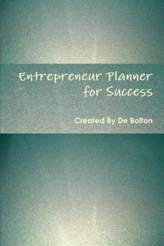 Carte Entrepreneur Planner for Success De Bolton