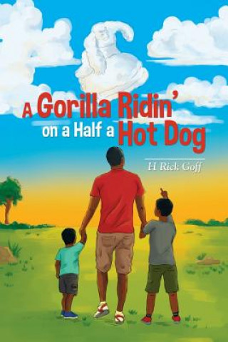 Carte Gorilla Ridin' on a Half a Hot Dog H Rick Goff