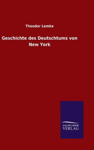 Kniha Geschichte des Deutschtums von New York Theodor Lemke