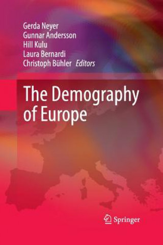 Carte Demography of Europe Gunnar Andersson