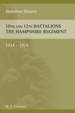 Carte SOME ACCOUNT OF THE 10th AND 12th BATTALIONS THE HAMPSHIRE REGIMENT 1914-1918 W S Cowland