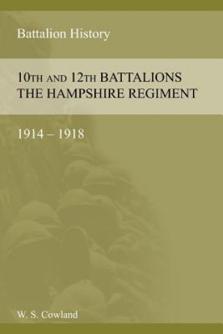 Kniha SOME ACCOUNT OF THE 10th AND 12th BATTALIONS THE HAMPSHIRE REGIMENT 1914-1918 W S Cowland