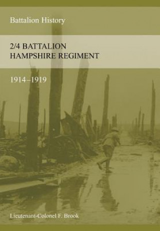 Kniha 2/4th HAMPSHIRE REGIMENT 1914-1918 F Brook
