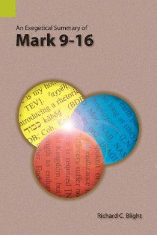 Könyv Exegetical Summary of Mark 9-16 Richard C Blight