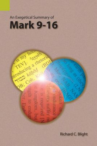 Kniha Exegetical Summary of Mark 9-16 Richard C Blight