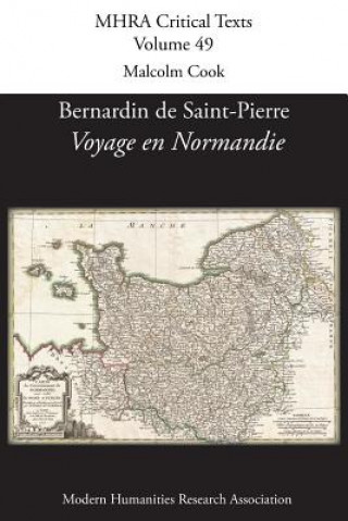 Книга Bernardin de St Pierre, 'Voyage en Normandie' Malcolm Cook