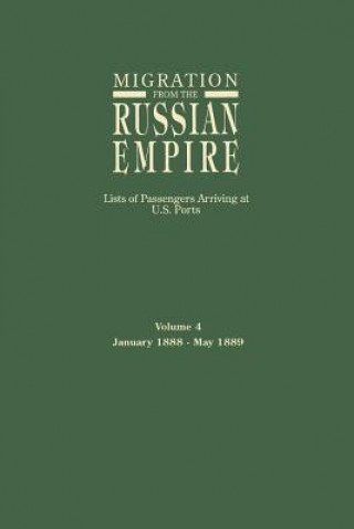 Kniha Migration from the Russian Empire Ira A. Glazier