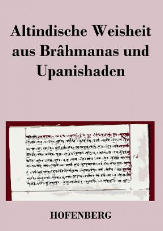 Книга Altindische Weisheit aus Brahmanas und Upanishaden Anonym