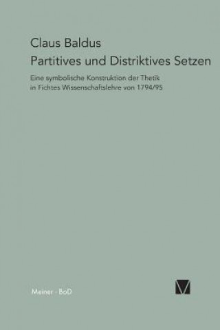 Livre Partitives und Distriktives Setzen Claus Baldus