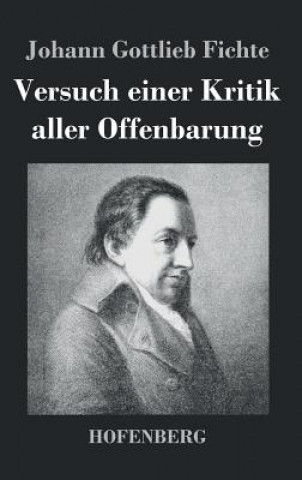 Carte Versuch einer Kritik aller Offenbarung Johann Gottlieb Fichte