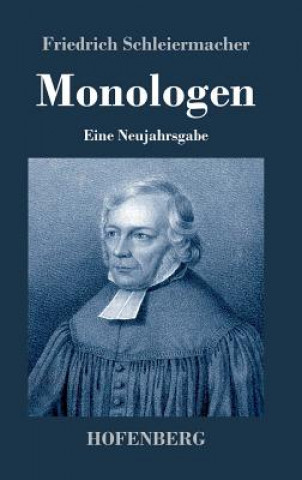 Kniha Monologen Friedrich Schleiermacher