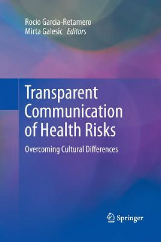 Kniha Transparent Communication of Health Risks Mirta Galesic