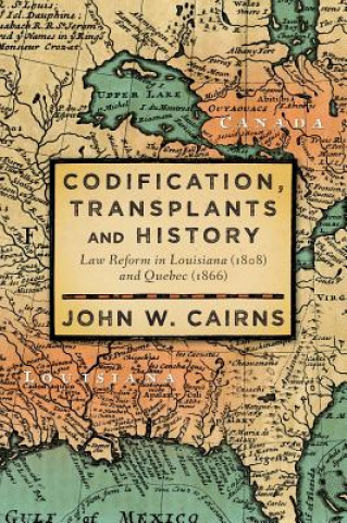 Könyv Codification, Transplants and History John W. Cairns