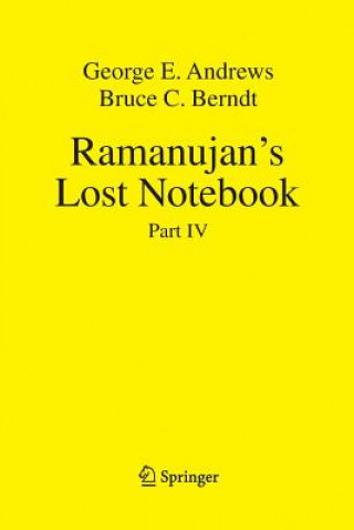 Könyv Ramanujan's Lost Notebook Bruce C. Berndt