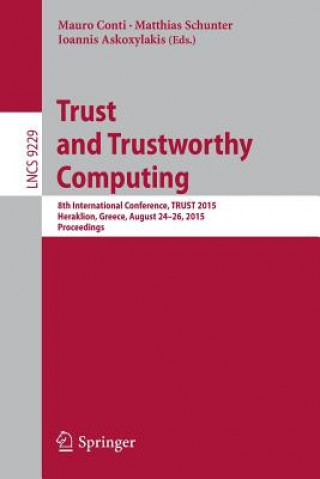 Kniha Trust and Trustworthy Computing Mauro Conti