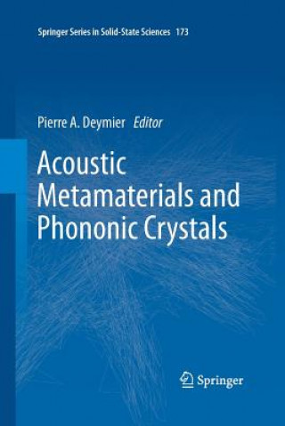 Carte Acoustic Metamaterials and Phononic Crystals Pierre A. Deymier