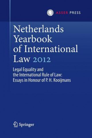 Książka Netherlands Yearbook of International Law 2012 Janne Elisabeth Nijman