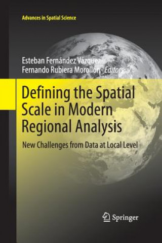 Kniha Defining the Spatial Scale in Modern Regional Analysis Esteban Fernández Vázquez