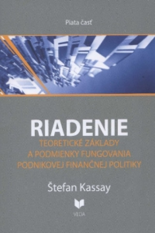 Könyv Riadenie 5 Štefan Kassay