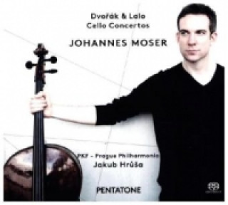 Audio Cellokonzerte von Antonín Dvoák und Edouard Lalo mit Johannes Moser, 1 Audio-CD Johannes/Hrusa Moser