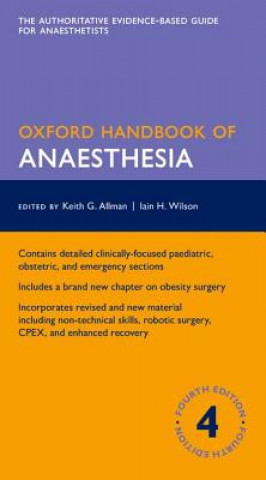 Carte Oxford Handbook of Anaesthesia Keith Allman