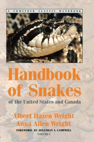 Carte Handbook of Snakes of the United States and Canada Albert Hazen Wright