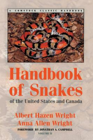 Carte Handbook of Snakes of the United States and Canada Albert Hazen Wright