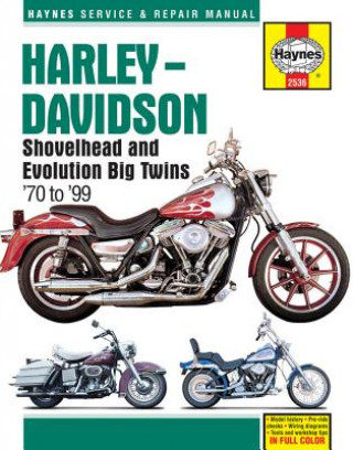 Knjiga Harley-Davidson Shovelhead & Evolution Big Twins (70 - 99) Haynes Publishing