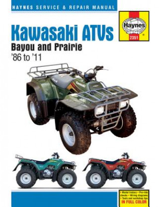 Book Kawasaki Bayou & Prarie ATVs (86 - 11) Haynes Publishing