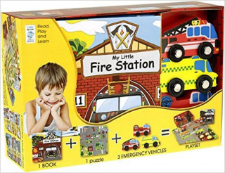 Kniha My Little Fire Station Louise Buckens