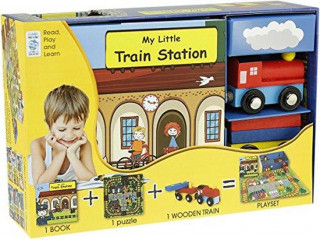 Könyv My Little Train Station Louise Buckens