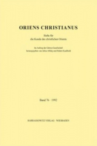 Kniha Oriens Christianus 76 (1992) Julius Assfalg