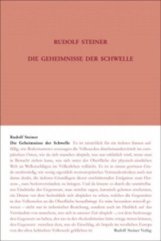 Carte Die Geheimnisse der Schwelle Rudolf Steiner
