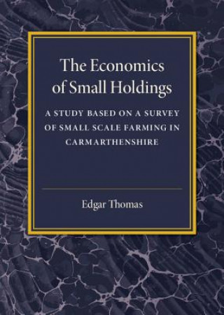 Kniha Economics of Small Holdings Edgar Thomas