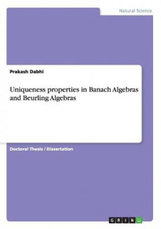 Carte Uniqueness properties in Banach Algebras and Beurling Algebras Prakash Dabhi